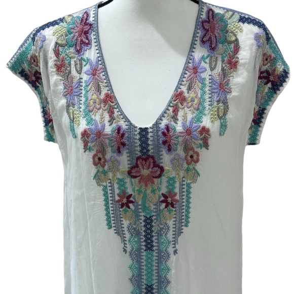 Johnny Was Embroidered Tunic Small - Picture 5 of 9
